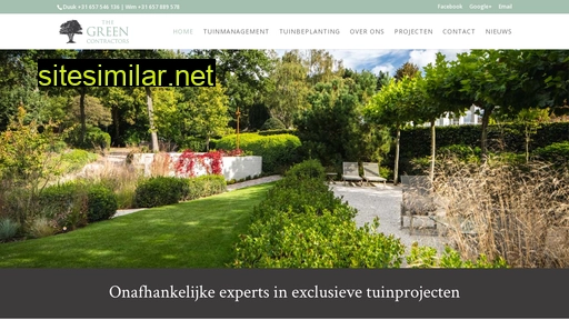 thegreencontractors.nl alternative sites