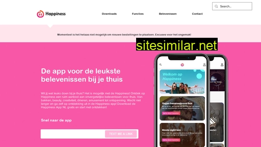 thehappinessapp.nl alternative sites