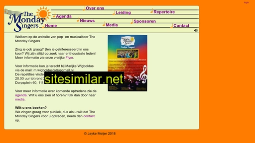 themondaysingers.nl alternative sites