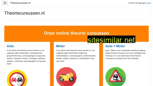 theoriecursussen.nl alternative sites