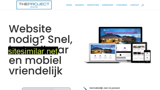 theprojectonline.nl alternative sites
