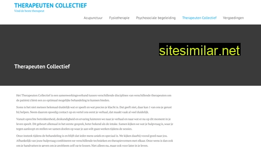 therapeutencollectief.nl alternative sites