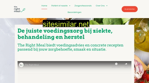 therightmeal.nl alternative sites