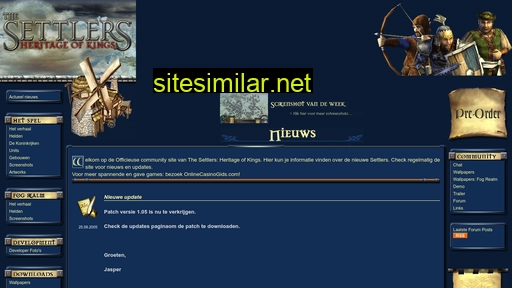 thesettlers.nl alternative sites