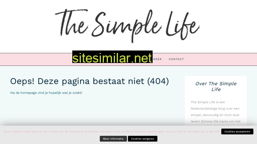 thesimplelife.nl alternative sites