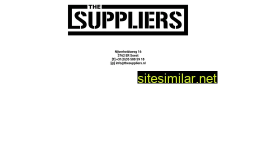 thesuppliers.nl alternative sites
