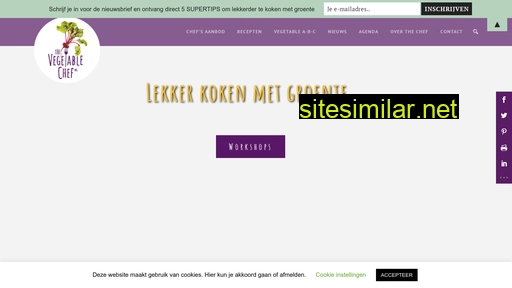 thevegetablechef.nl alternative sites