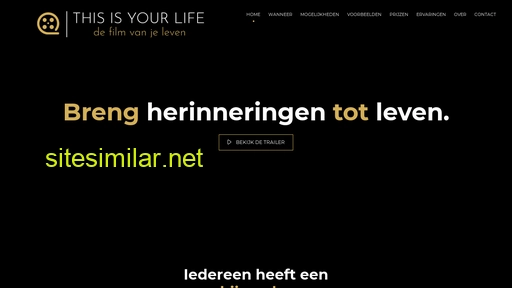 thisisyourlife.nl alternative sites