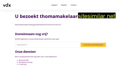 thomamakelaars.nl alternative sites