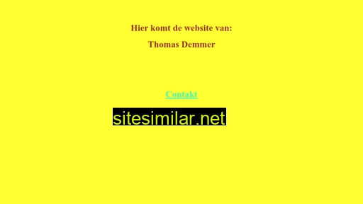 thomasdemmer.nl alternative sites