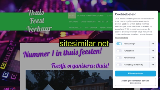 thuisfeestverhuur.nl alternative sites