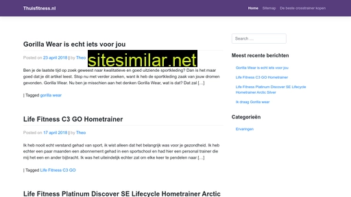 thuisfitness.nl alternative sites