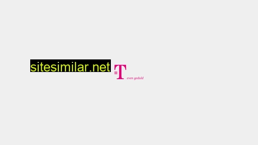 thuismy.t-mobile.nl alternative sites