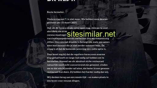 thuisrestaurant-t.nl alternative sites