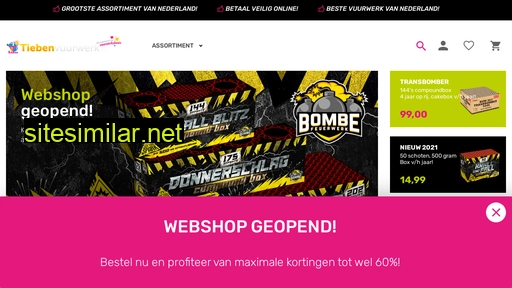 tiebenvuurwerk.nl alternative sites