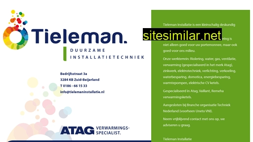 tielemaninstallatie.nl alternative sites