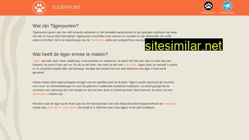 tijgerpunt.nl alternative sites
