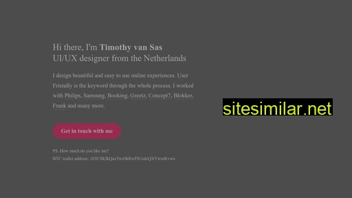 timothyvansas.nl alternative sites
