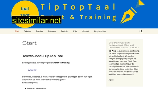 tiptoptaal.nl alternative sites