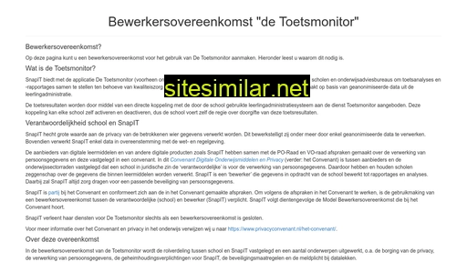 toetsmonitor.nl alternative sites
