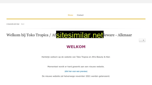 tokotropica.nl alternative sites