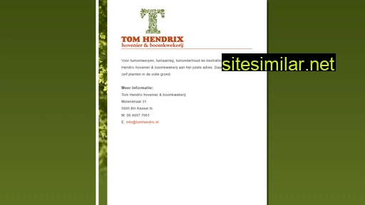 Tomhendrix similar sites