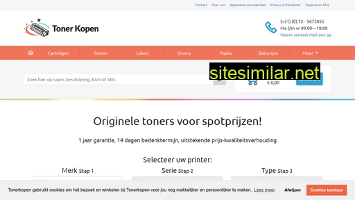tonerkopen.nl alternative sites