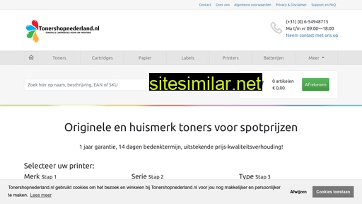 tonershopnederland.nl alternative sites