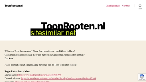 toonrooten.nl alternative sites