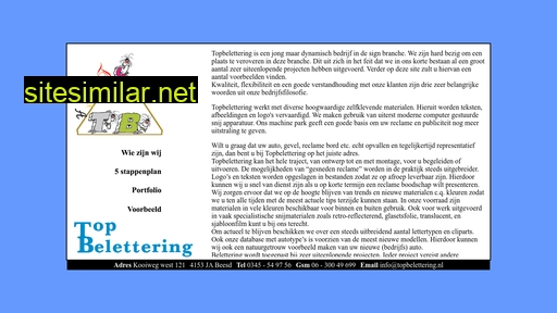 topbelettering.nl alternative sites