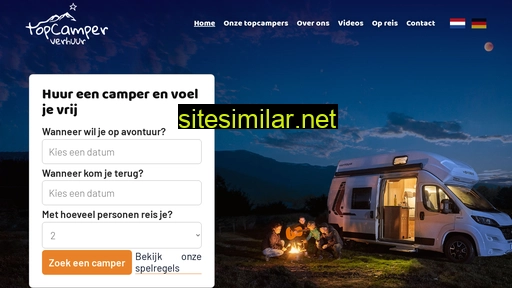 topcamperverhuur.nl alternative sites