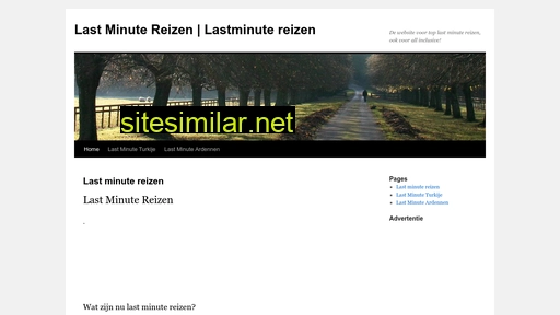 toplastminutereizen.nl alternative sites