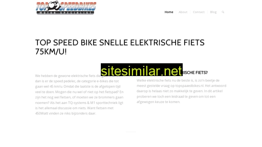 topspeedbikes.nl alternative sites