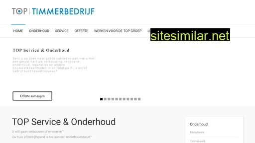 toptimmerbedrijf.nl alternative sites