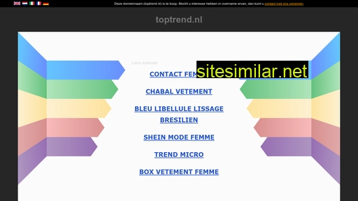 toptrend.nl alternative sites