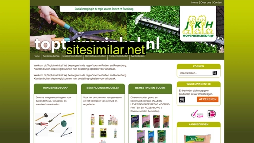 toptuinwinkel.nl alternative sites