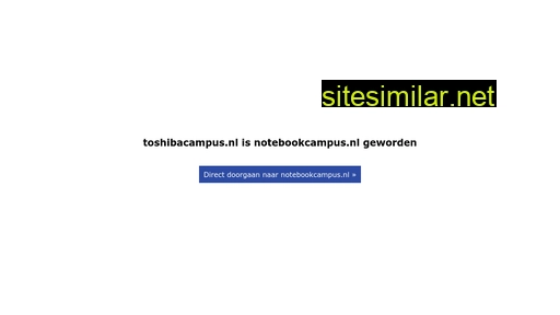 toshibacampus.nl alternative sites