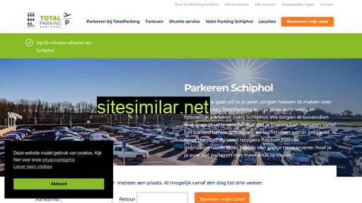 totalparkingschiphol.nl alternative sites