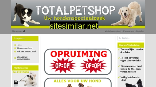 totalpetshop.nl alternative sites