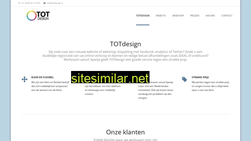 totdesign.nl alternative sites