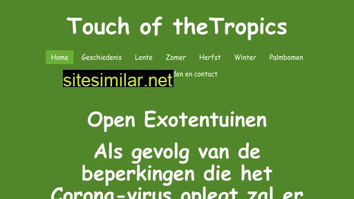 touchofthetropics.nl alternative sites