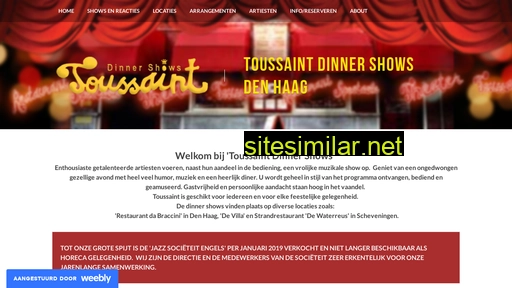 toussaintdinnershows.nl alternative sites