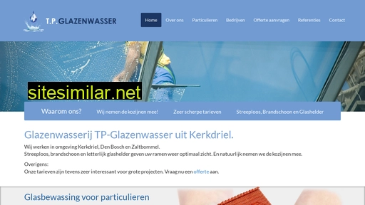 tp-glazenwasser.nl alternative sites