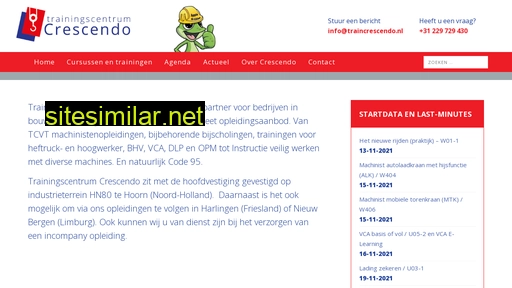 traincrescendo.nl alternative sites