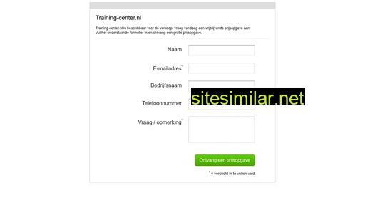 training-center.nl alternative sites