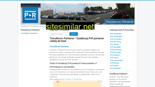 transferiumparkeren.nl alternative sites