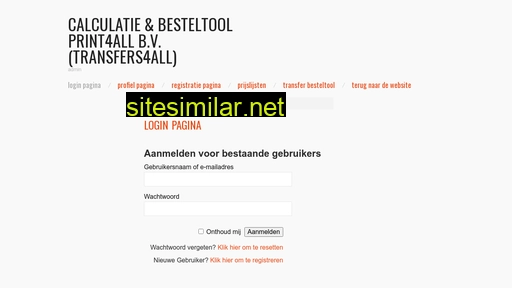 transfers4all.nl alternative sites