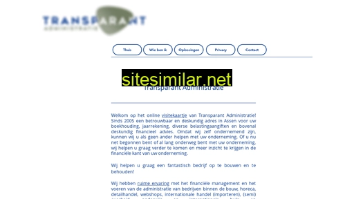 transparantadministratie.nl alternative sites