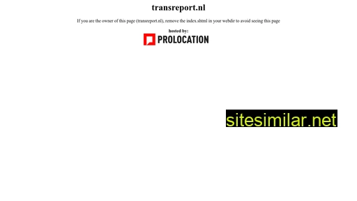 transreport.nl alternative sites