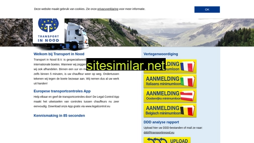 transportinnood.nl alternative sites